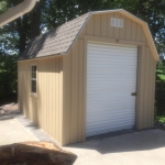 10x16 Barn LaGrange WI with Roll up door